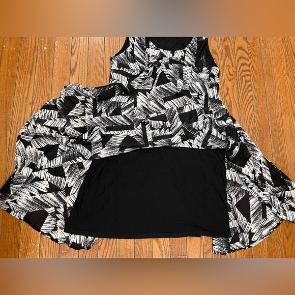 Style & Co. Black and White Patterned Dress - Picture 8 of 9